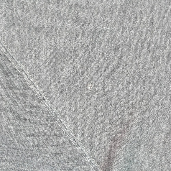 Vintage Levis Raglan Sweatshirt XL 24x24 Heather Gray Tricolor Logo Patch - Picture 12 of 13